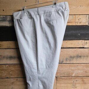 Dockers Women’s Pants Size 22W Beige Chino Straight Leg Stretch